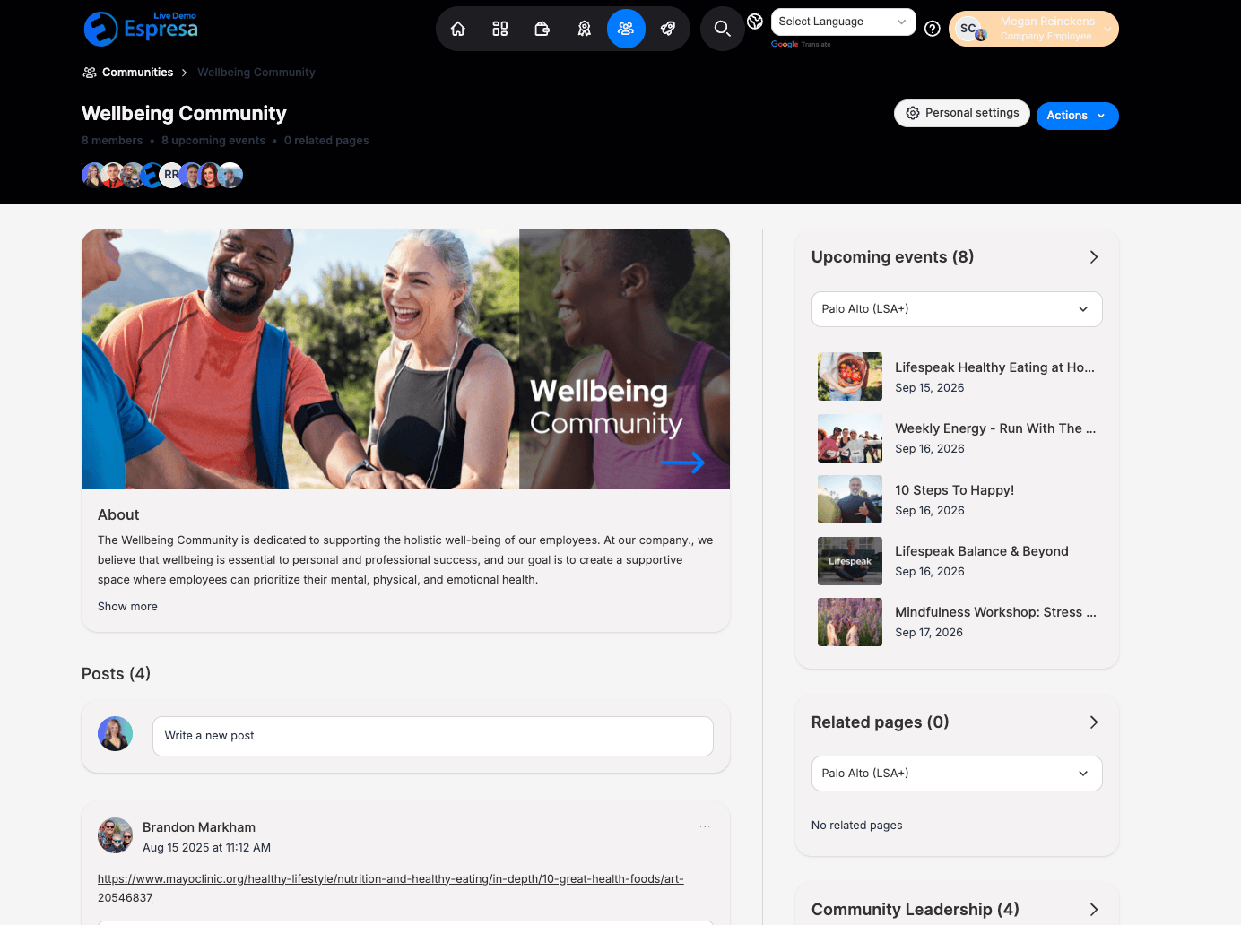 Wellbeing Dashboard