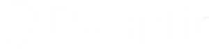 white Palantir logo