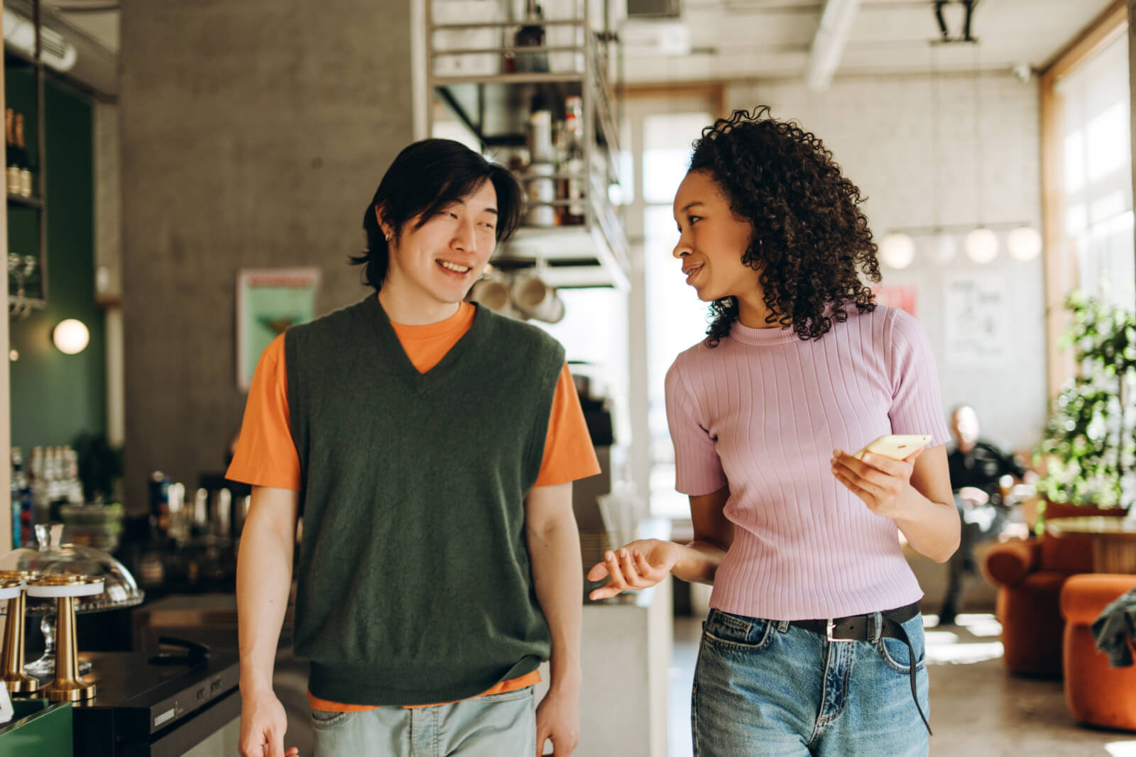 Group of diverse employees smiling