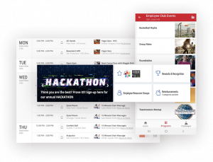 Screenshots of Espresa Event Management Platform